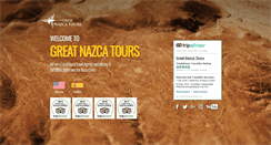 Desktop Screenshot of greatnazcatours.com